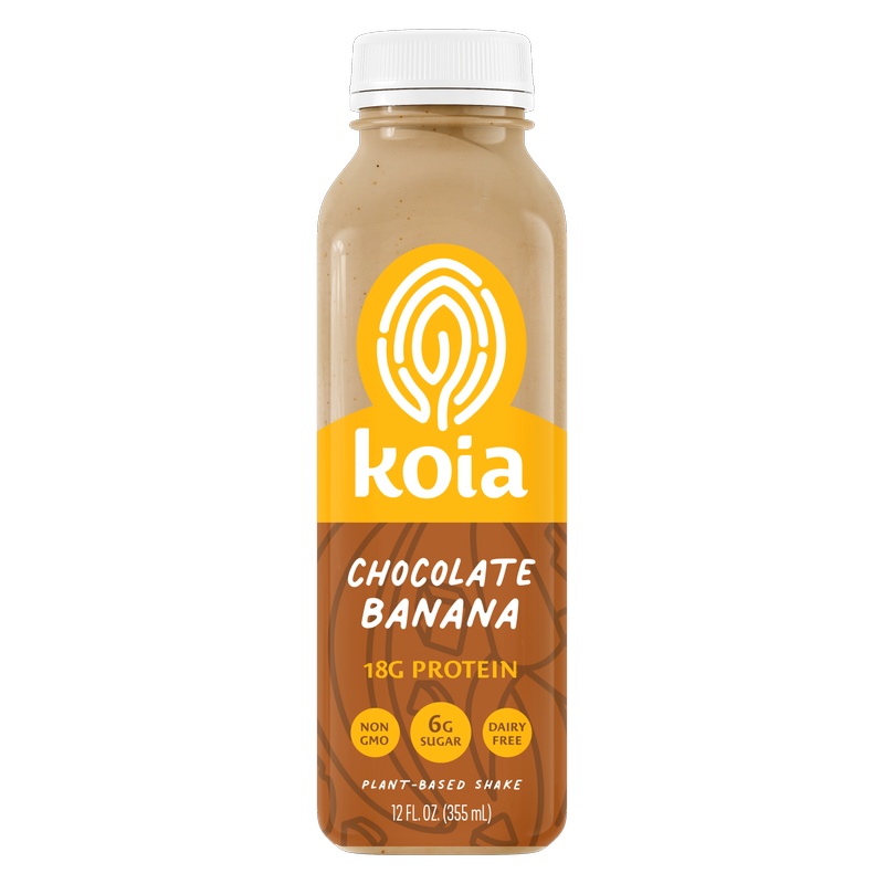 Koia Chocolate Banana Plant Based Protein Drink 12oz Btl