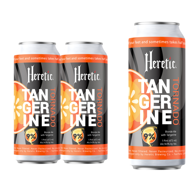 Heretic Brewing Tangerine Tornado 4pk 16oz Can