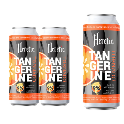 Heretic Brewing Tangerine Tornado 4pk 16oz Can