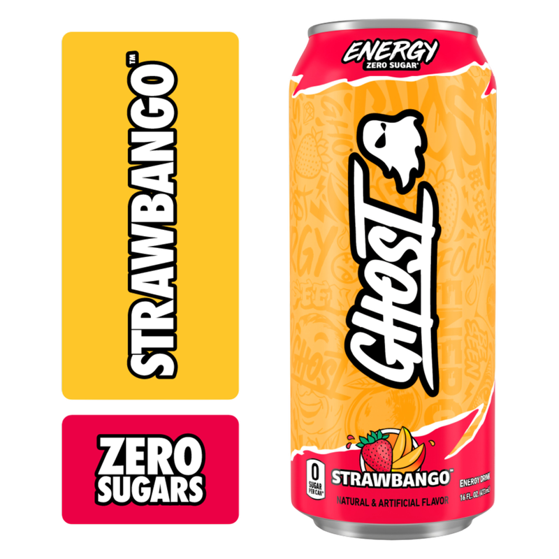 GHOST ENERGY Strawbango 16oz Can