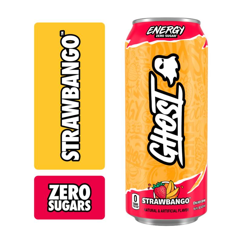 GHOST ENERGY Strawbango 16oz Can