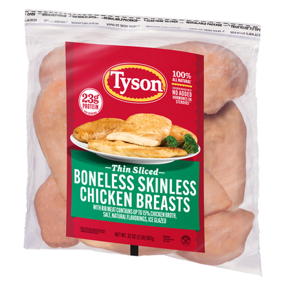 Tyson Chicken Breasts (Frozen) - 2.5lb