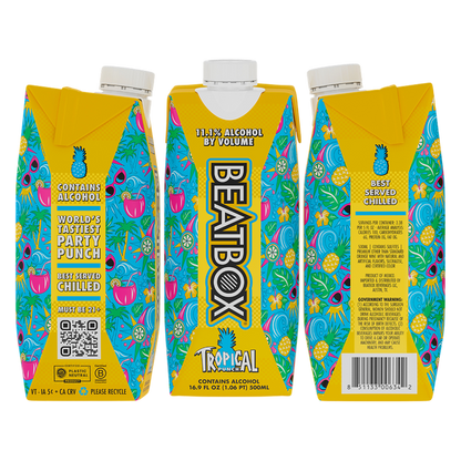 BeatBox Tropical Punch 500ml 11.1% ABV Wine Party Punch