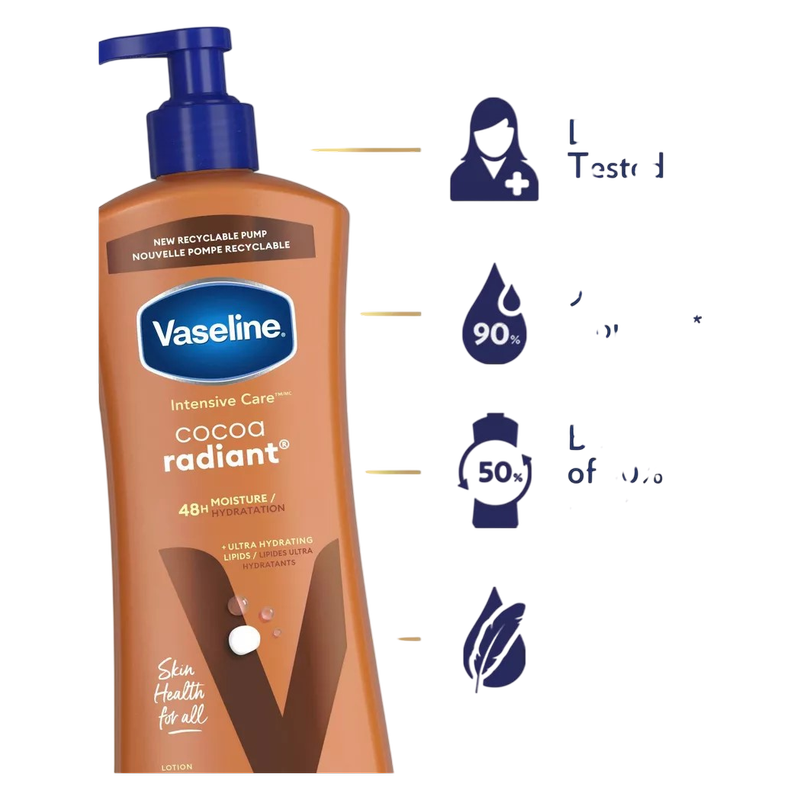 Vaseline Cocoa Radiant Hydrating Lotion, 20.3oz