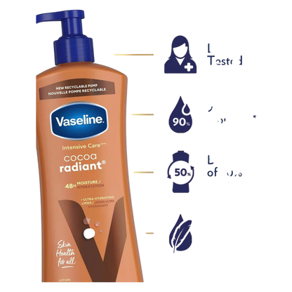Vaseline Cocoa Radiant Hydrating Lotion, 20.3oz