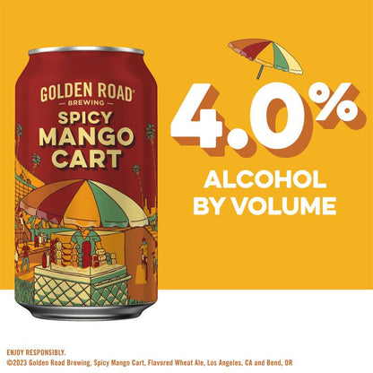 Golden Road Brewing Spicy Mango Cart 6pk 12oz Can