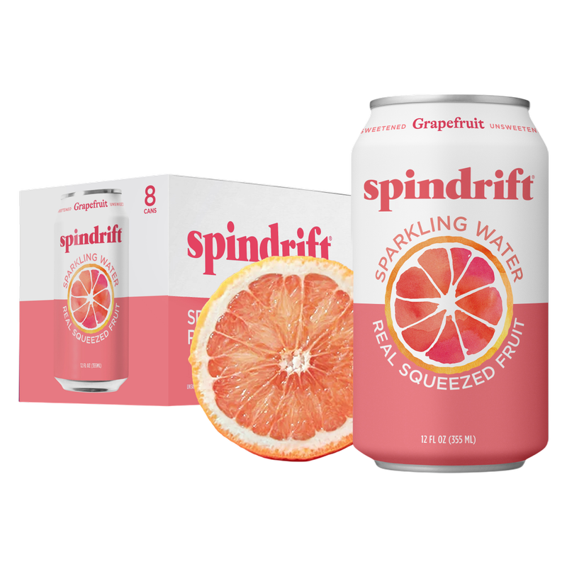 Spindrift Grapefruit Sparkling Water 8pk 12oz can