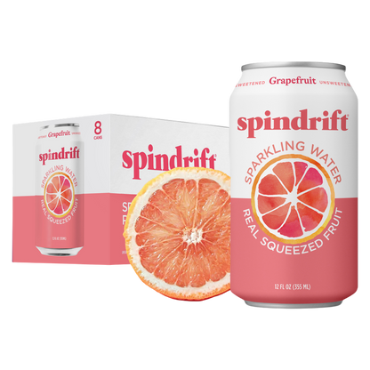 Spindrift Grapefruit Sparkling Water 8pk 12oz can