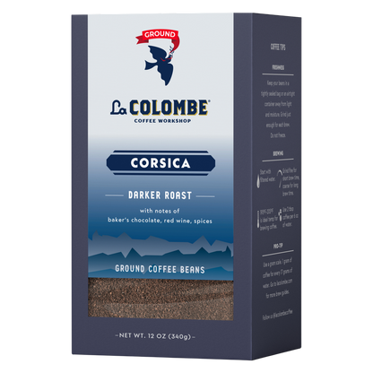 La Colombe Corsica Ground Coffee 12oz Bag