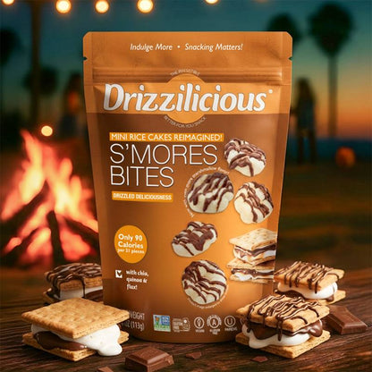 Drizzilicious S'more Drizzled Mini Rice Cake, 4oz
