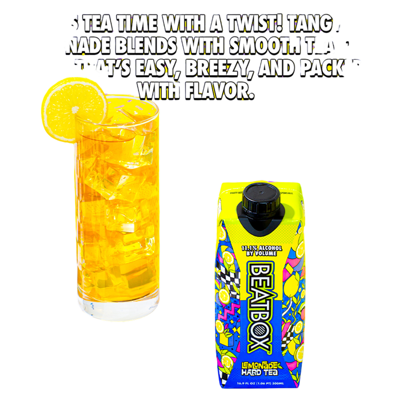 BeatBox Lemonade Hard Tea 500ml 11.% ABV Wine-Based