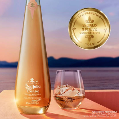 Don Julio Rosado Tequila Reposado 750ml (80 Proof)
