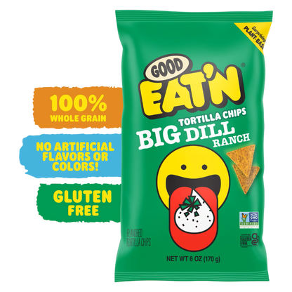 Good Eat'n Big Dill Ranch Tortilla Chips, 6oz