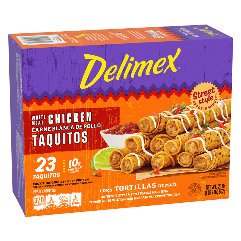 Delimex Chicken Taquitos 23ct 23oz