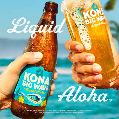 Kona Big Wave Premium Beer 6pk 12oz Bottles 4.4% ABV