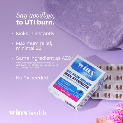 Winx Fast Acting UTI Pain Relief 24 ct