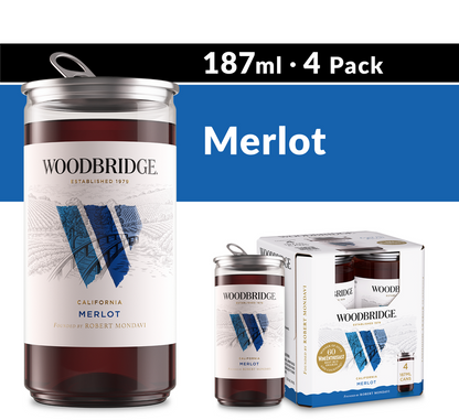 Woodbridge Merlot 4pk 187ml