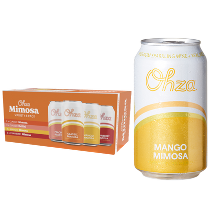 Ohza Mimosa Variety 8pk 12oz Can - Ohza – BevMo! Ohza Mimosa Variety 8pk 12oz Can - Ohza – BevMo!