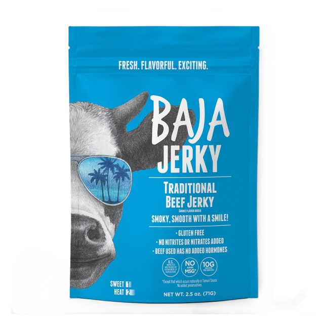 Baja Jerky Traditional Beef Jerky 2.5oz
