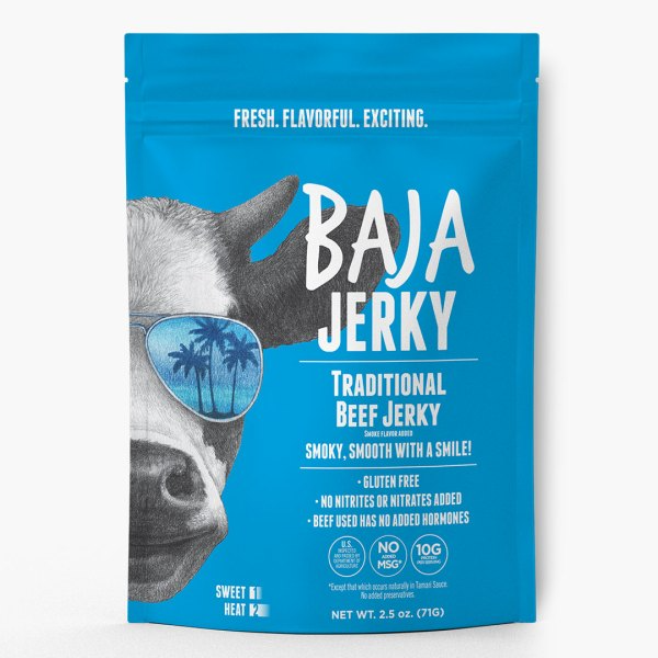 Baja Jerky Traditional Beef Jerky 2.5oz