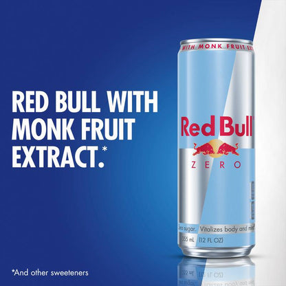 Red Bull Energy Drink Zero 12oz Can