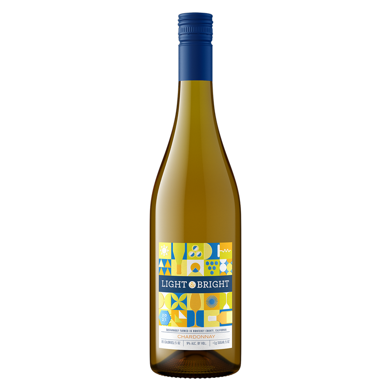 Light & Bright Chardonnay 750ml - Light & Bright – BevMo!