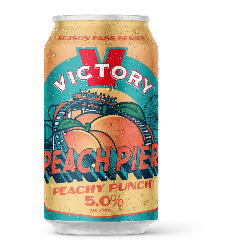 Victory Peach Pier 6pk 12oz Can - Victory Brewing – BevMo!