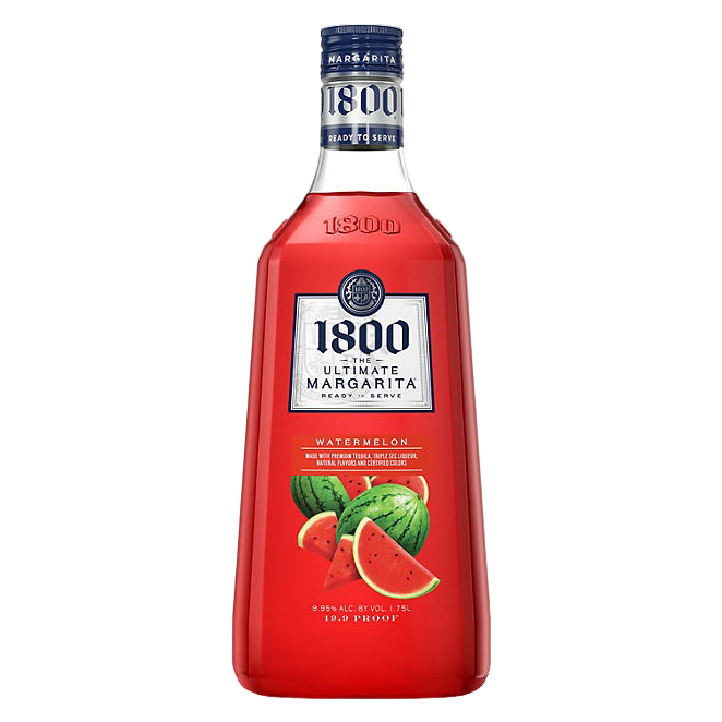 1800 Ultimate Watermelon Margarita 1.75L Btl 9.95% ABV