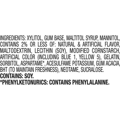 Ice Breakers Flavor Shifters Wintergreen to Coolmint Flavors Sugar-Free Gum Bottle Pack, 3.24 oz