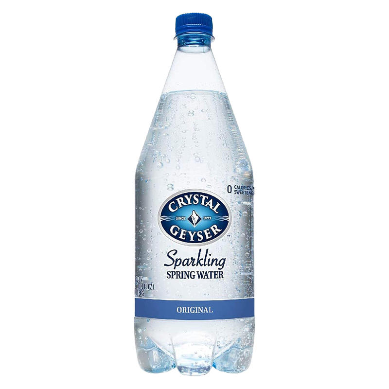 Crystal Geyser Sparkling Spring Water Original 1.25L