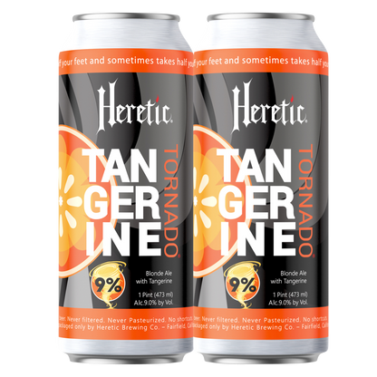 Heretic Brewing Tangerine Tornado 4pk 16oz Can