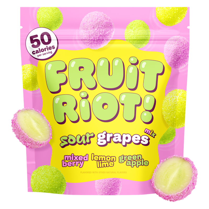 Fruit Riot Frozen Sour Mixed Grapes
