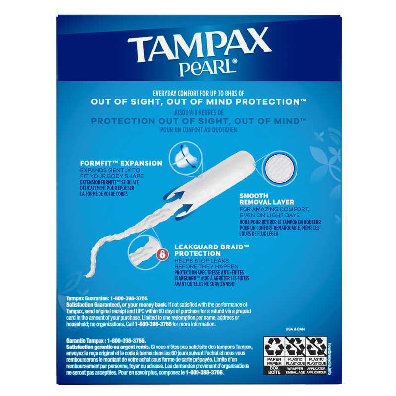 Tampax Pearl Light Tampons 18 Ct