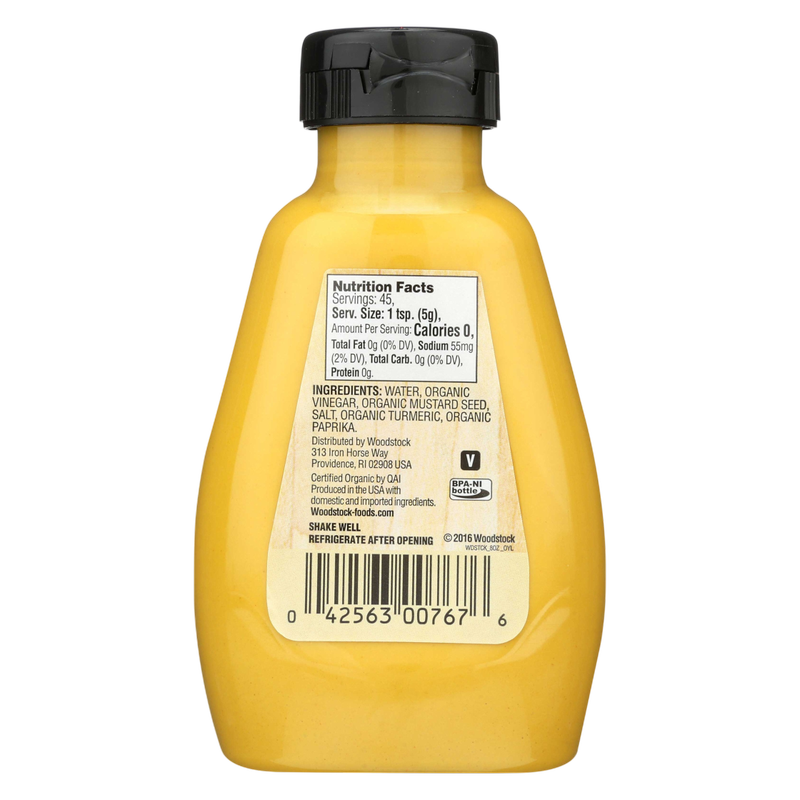 Woodstock Organic Yellow Mustard 8oz
