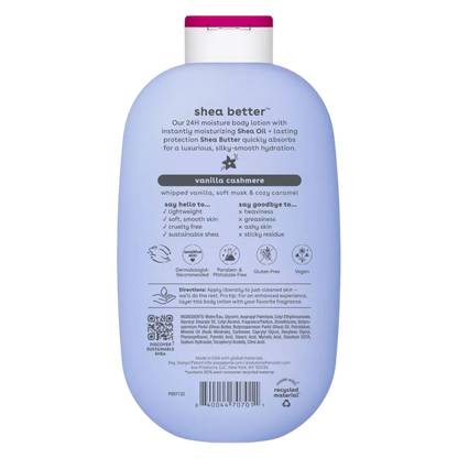 EOS Shea Better, 24H Moisture Body Lotion, Vanilla Cashmere , 16oz
