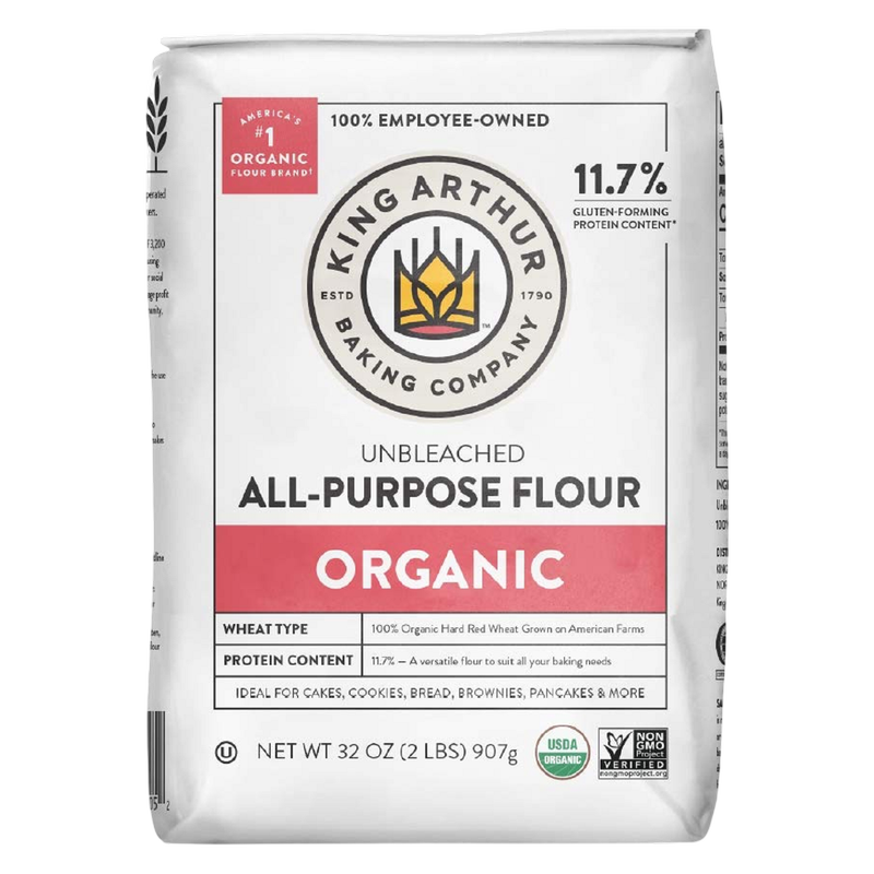 King Arthur Organic All Purpose Flour, 2lb.