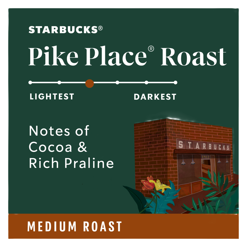 Starbucks Pike Place Roast Ground Coffee 12oz Bag - Starbucks – BevMo! Starbucks Pike Place Roast Ground Coffee 12oz Bag - Starbucks – BevMo!
