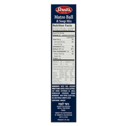 Streit's Matzo Ball Soup Mix 4.5oz