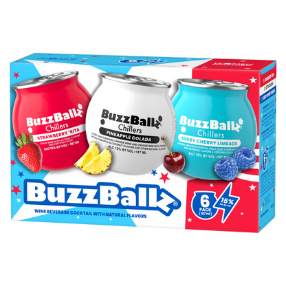 Buzzballz Americ VP 6pk 187ml