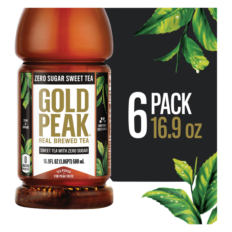 Gold Peak Zero Sugar 6pk 16.9oz Btl