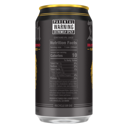 Liquid Death Deathberry Inferno Water 6pk 12oz Can