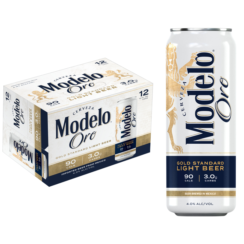 Modelo Oro 12pk 12oz Can 4.2% ABV - Modelo – BevMo!