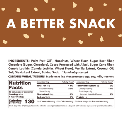 Rip Van Wafers Chocolate Hazelnut 6ct