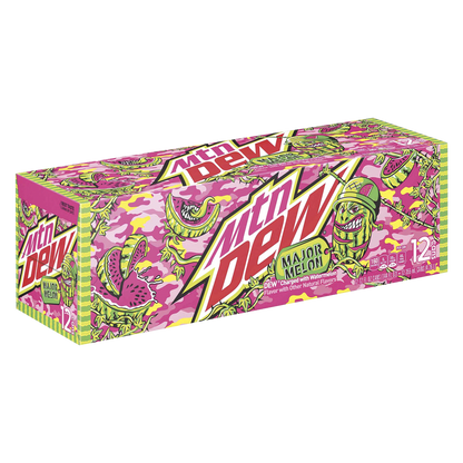 Mountain Dew Major Melon 12pk 12oz Can