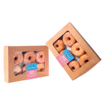 Crave Shoppe Glazed Donuts - 6ct
