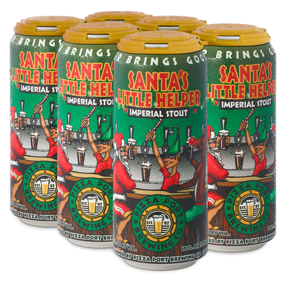 Pizza Port Santa's Little Helper Imperial Stout 6pk 16oz Can