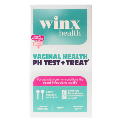 Winx Health Vaginal Health pH Test & Treat, 2ct
