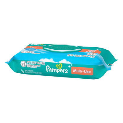 Pampers Baby Wipes Multi-Use Clean Breeze 1X Pop-Top 56ct
