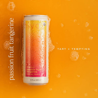 Hiyo Passion Fruit Tangerine 4pk 12oz Can