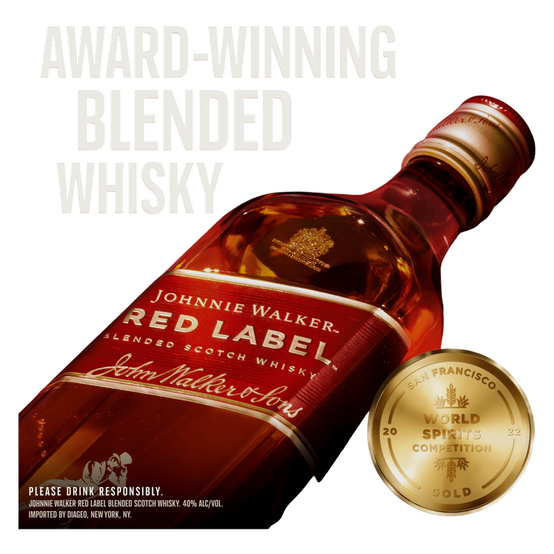 Johnnie Walker Red Label Scotch 750ml (80 Proof)